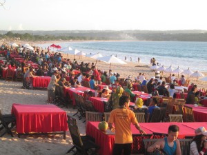 jimbaran beach restaurant