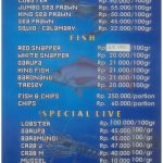 menu jimbaran bay seafood